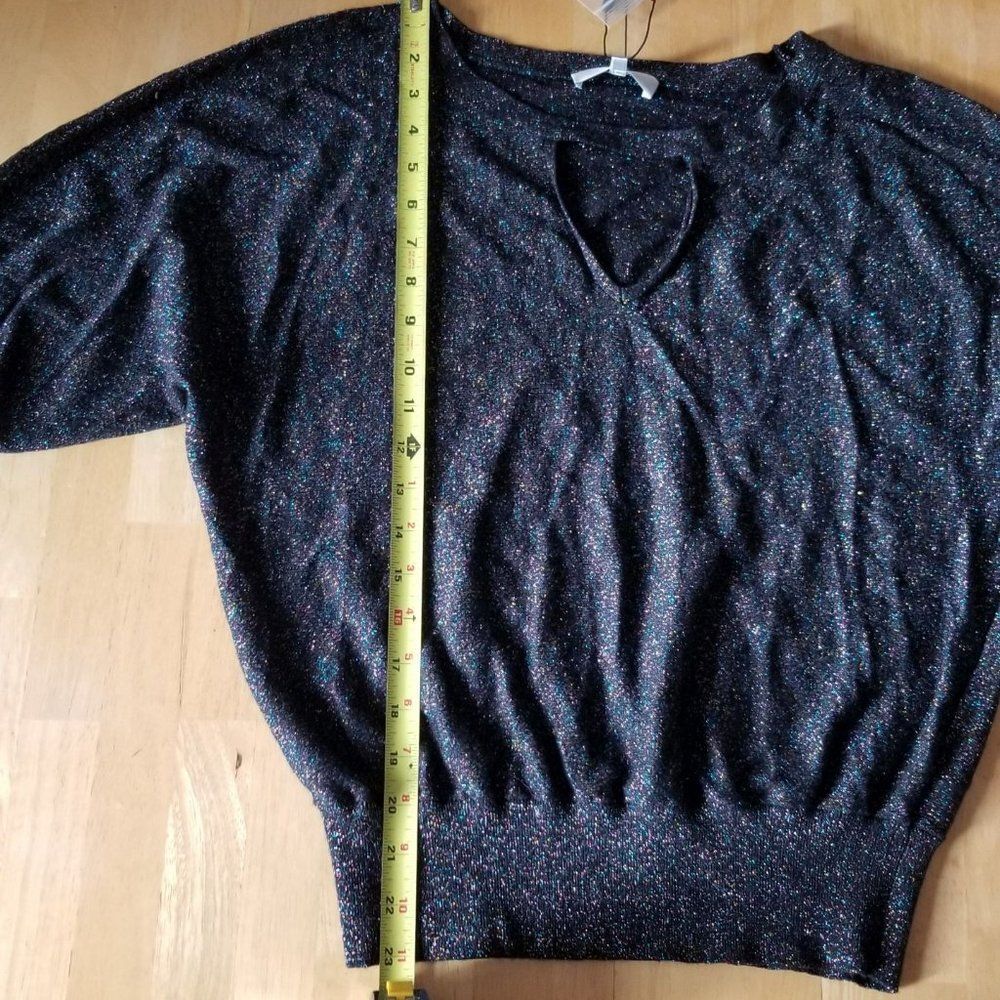 MILLY Italian Shimmer Sparkle Sweater - Picture 12 of 16